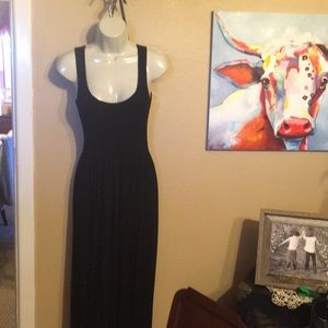 Black tank dress long